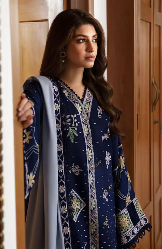 Rosalee - Winter Unstitched 2024 By Republic Womenswear-D1 (Zira)
