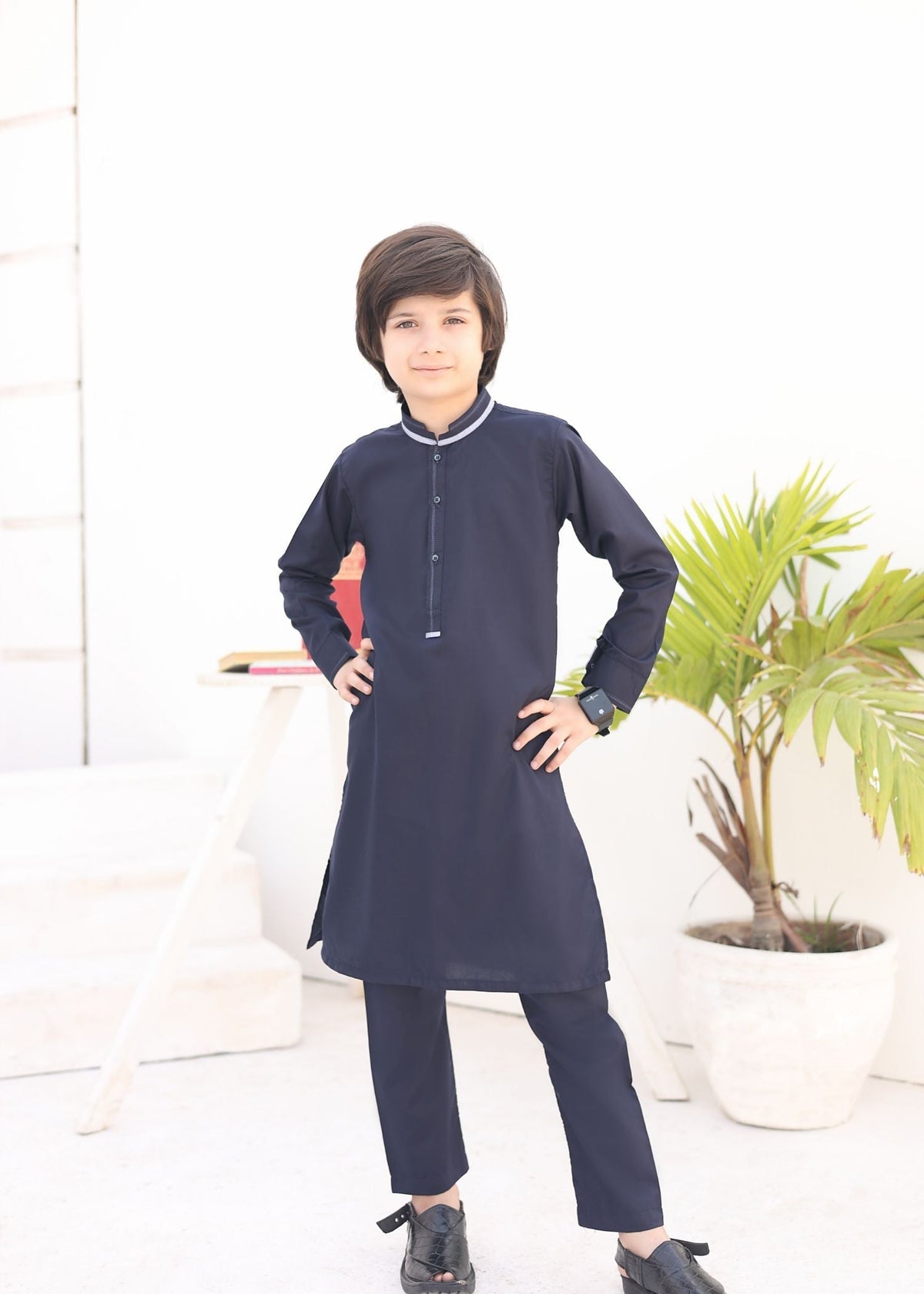 Prussain Blue Kurta Trouser KT - 05