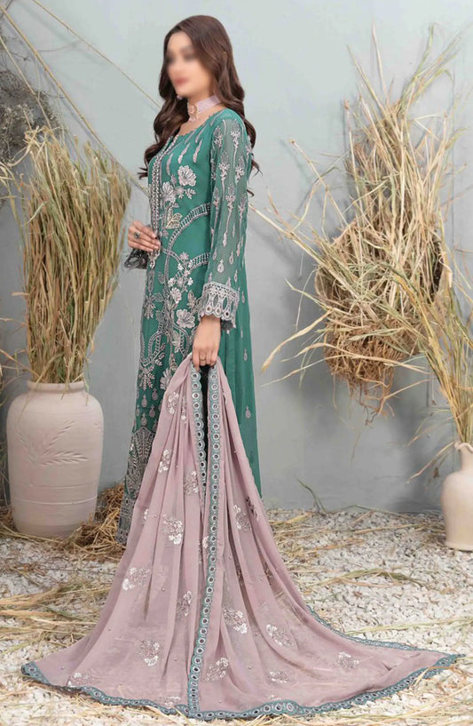 Arushi Fancy Heavy Embroidered Chiffon Collection 2024 - D 9977