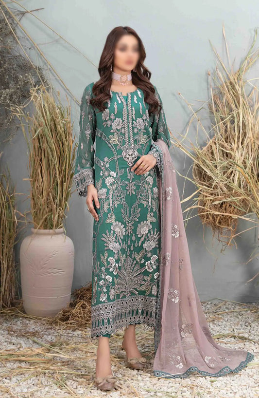 Arushi Fancy Heavy Embroidered Chiffon Collection 2024 - D 9977