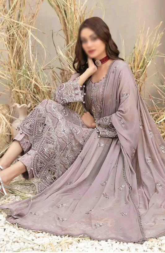 Arushi Fancy Heavy Embroidered Chiffon Collection 2024 - D 9981