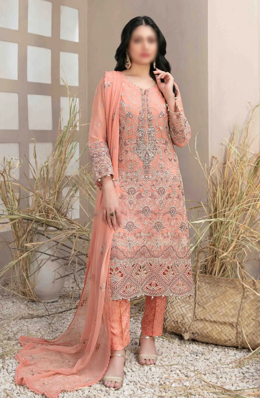 Arushi Fancy Heavy Embroidered Chiffon Collection 2024 - D 9982