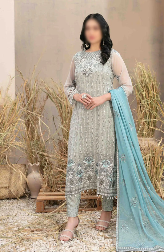 Arushi Fancy Heavy Embroidered Chiffon Collection 2024 - D 9984