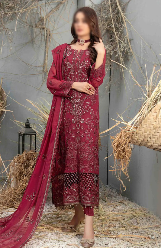 Arushi Fancy Heavy Embroidered Chiffon Collection 2024 - D 9985