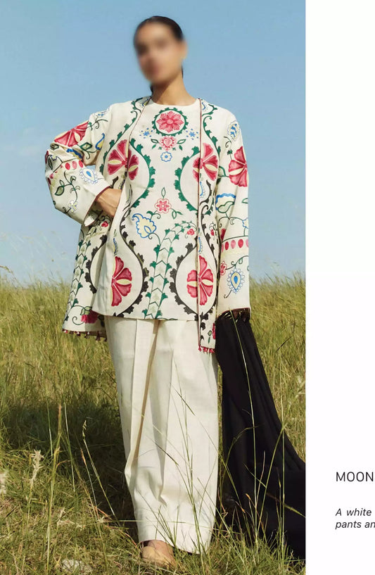 Coco Winter Unstitched Collection By Zara ShahJahan VOL 2 - D 01 A MOONSTONE