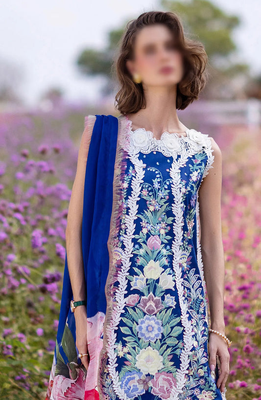Mushq Hemline The Secret Garden SS 2024 - D 02 b  Blue Morpho