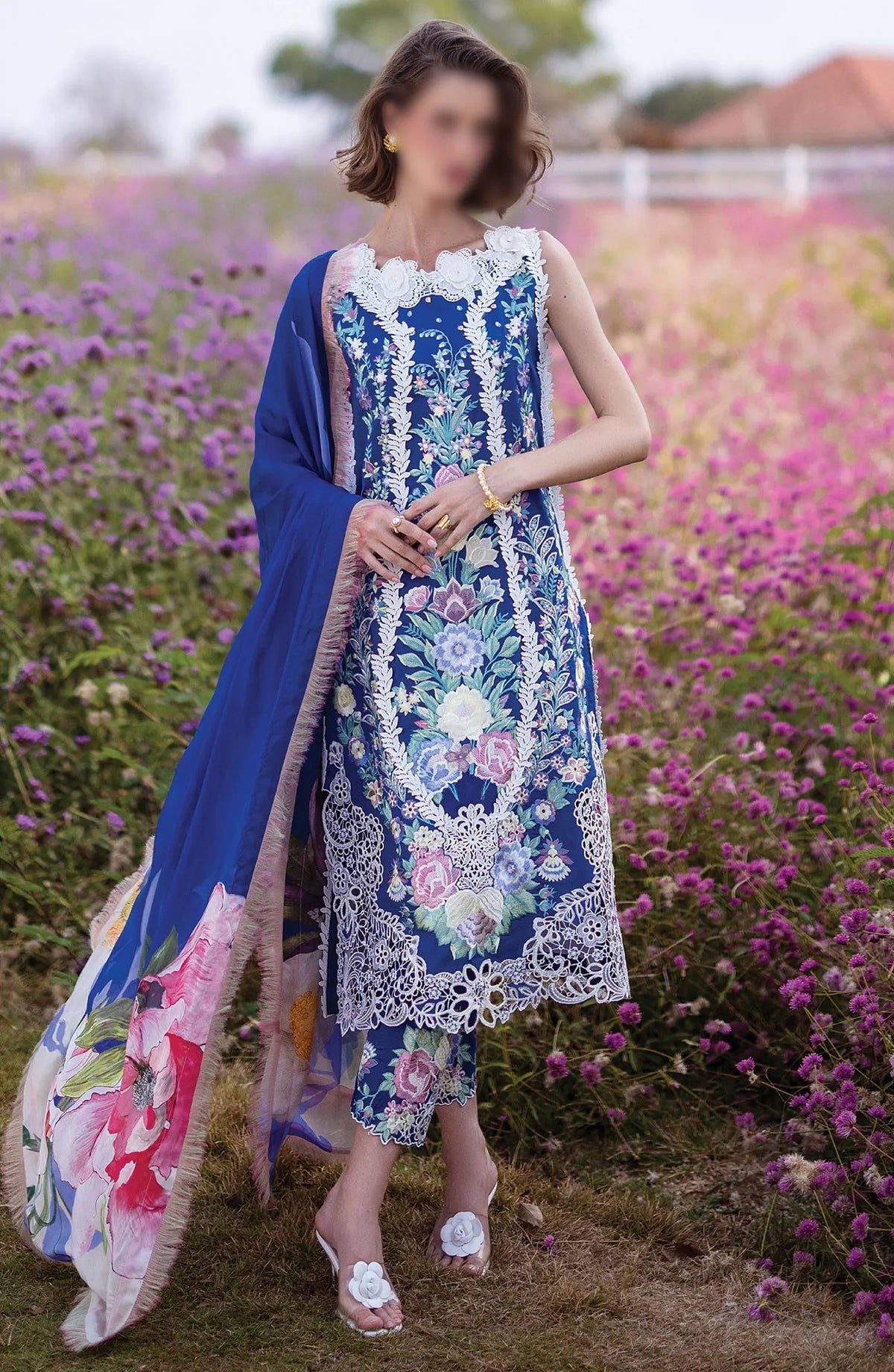 Mushq Hemline The Secret Garden SS 2024 - D 02 b  Blue Morpho