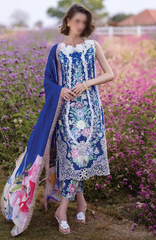 Mushq Hemline The Secret Garden SS 2024 - D 02 b  Blue Morpho