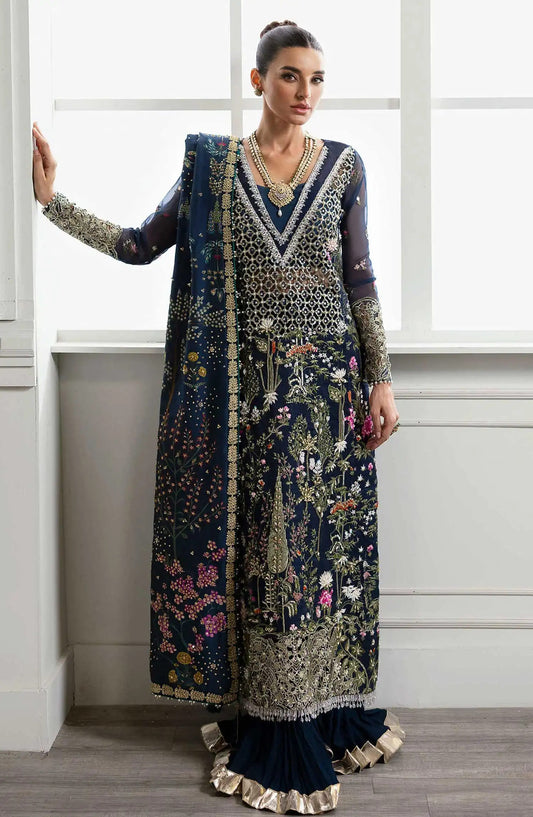 Crimson X Saira Shakira Unstitched Wedding Collection - D 02 Majestic Cypress