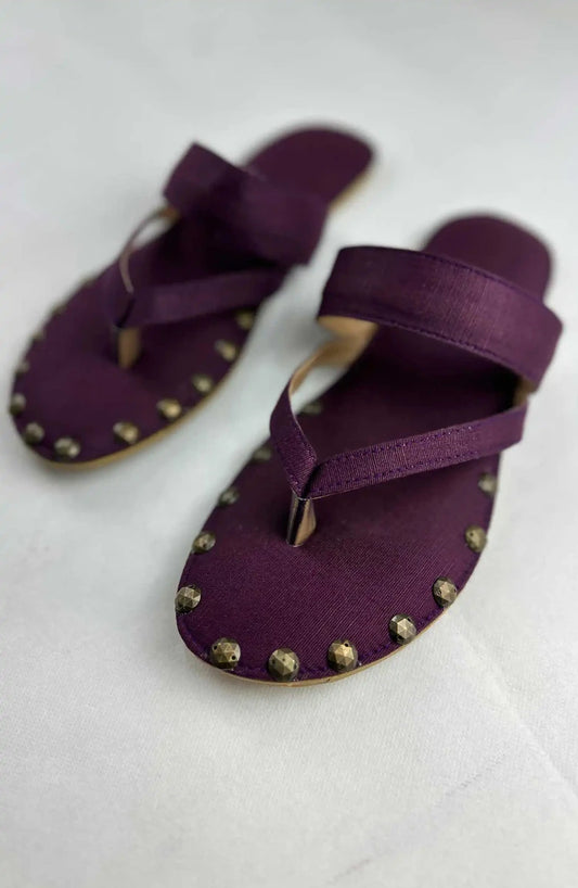 Daily Essential Luxury Khaddar 2PCs Collection-D 02 PURPLE