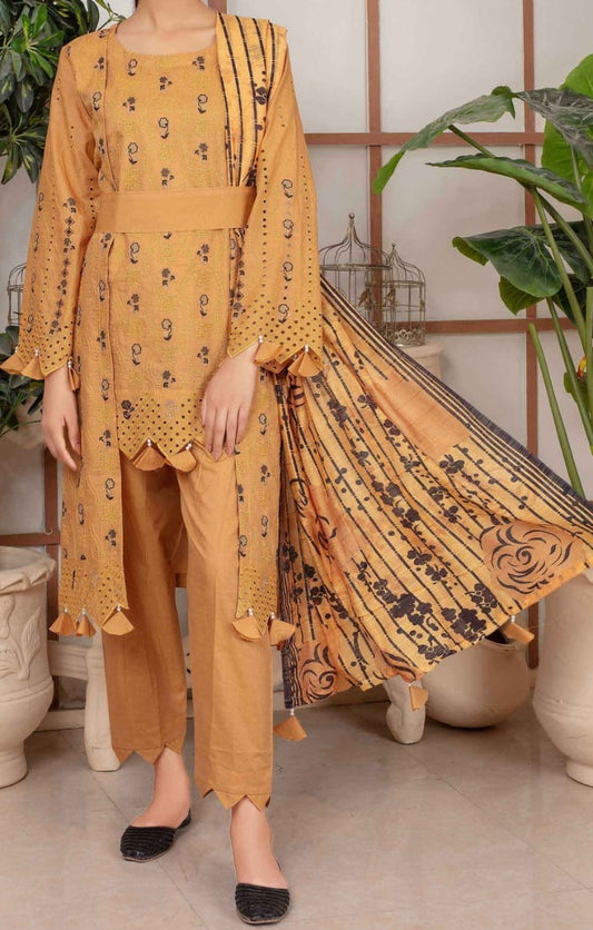 NZK Shamrey Chikankari Embroidered Lawn Collection Design 03