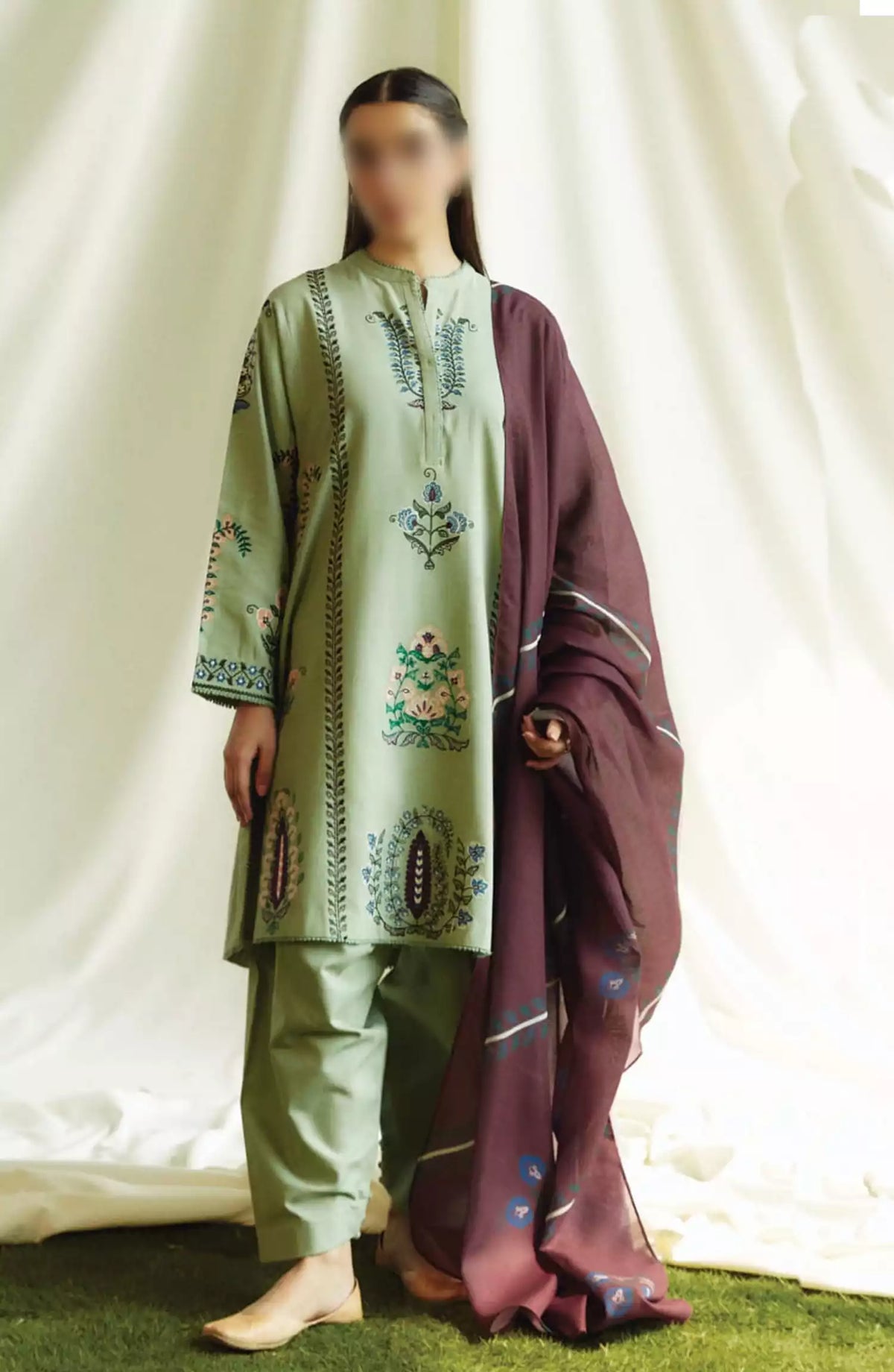 Coco Winter Unstitched Collection By Zara ShahJahan VOL 2 - D 03 B PEARL