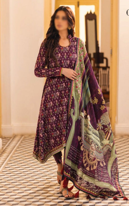 Design 03 Al Zohaib Ankahi Printed Collection Inspired By Saadat Hasan Manto