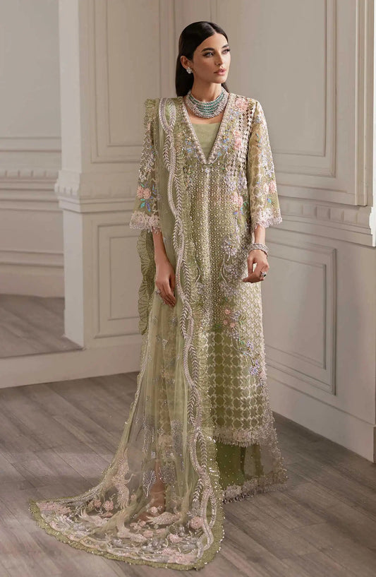 Crimson X Saira Shakira Unstitched Wedding Collection - D 03 Sparkle Cascade