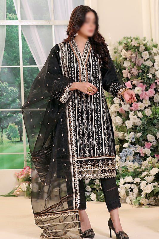 Formal Festive 3pcs Stiched Collection Vol 02 - AK - D 03 Tribal En Robe