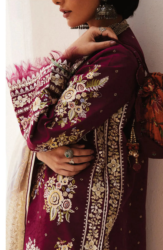 Zara ShahJahan Unstitched Lawn SS Collection 2024 - D 04 A SIFFA