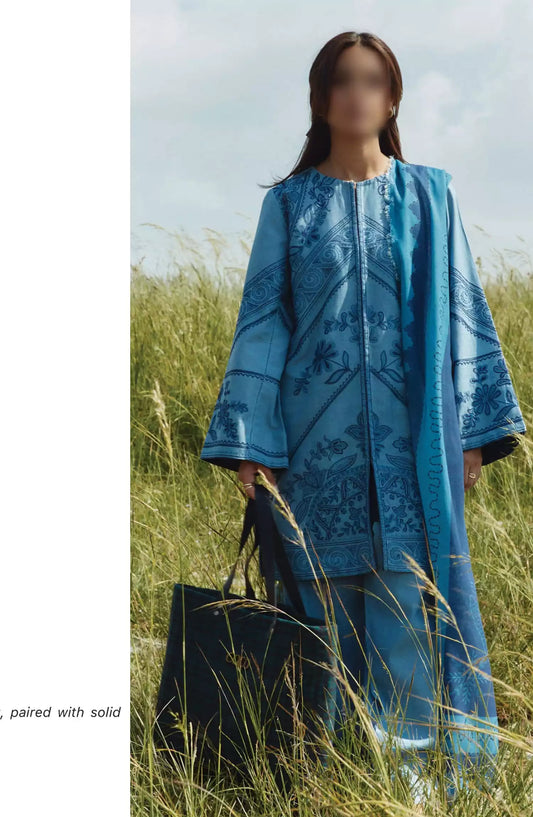 Coco Winter Unstitched Collection By Zara ShahJahan VOL 2 - D 04 A TOPAZ