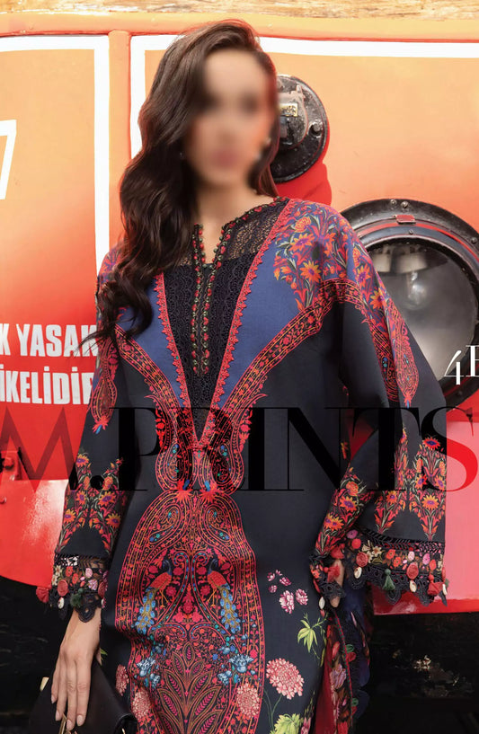 Maria B Unstitched M.Prints Fall Edit 2024 - D 04 B