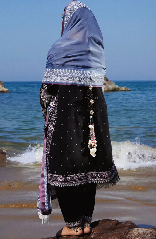 Zara ShahJahan Unstitched Lawn SS Collection 2024 - D 04 B SIFFA