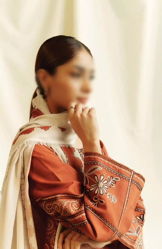 Coco Winter Unstitched Collection By Zara ShahJahan VOL 2 - D 04 B TOPAZ