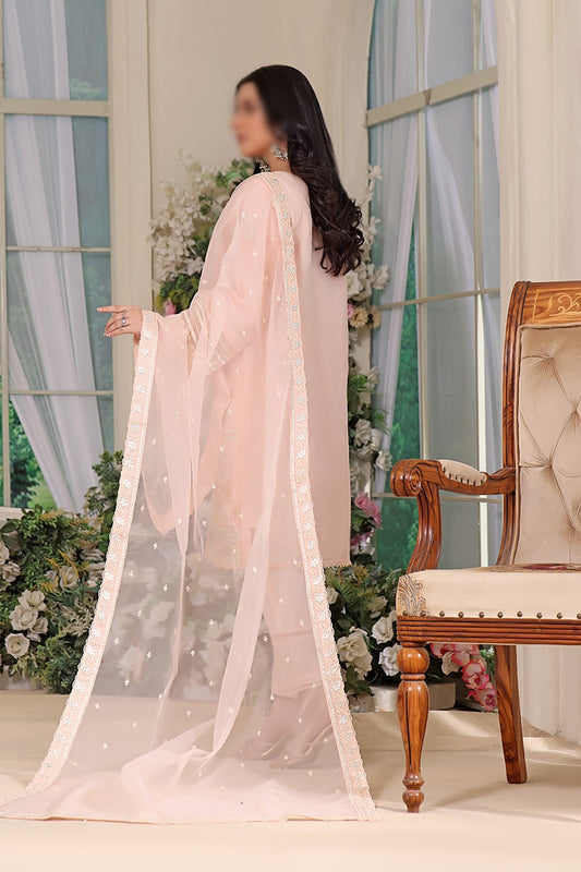 Formal Festive 3pcs Stiched Collection Vol 02 - AK - D 04 Reflection Of Colors