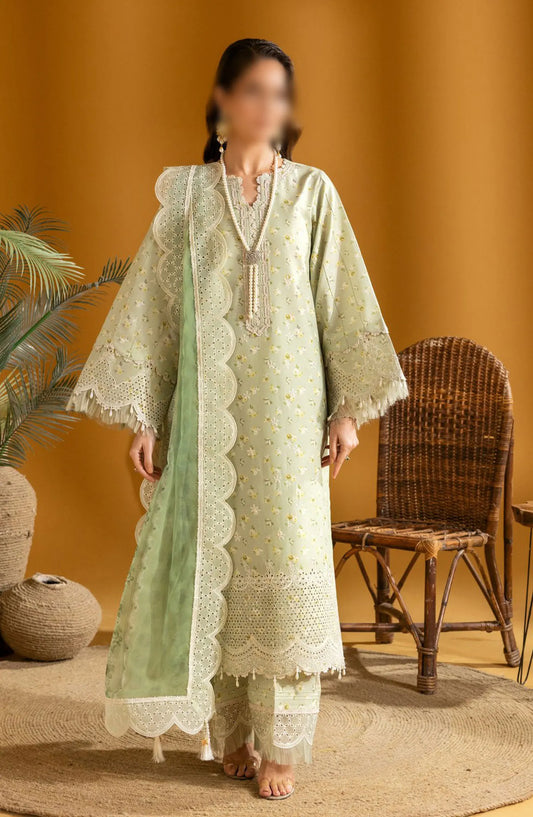 Alizeh Maahi Embroidered Print Lawn Collection 2024 - D 04 ZIVA
