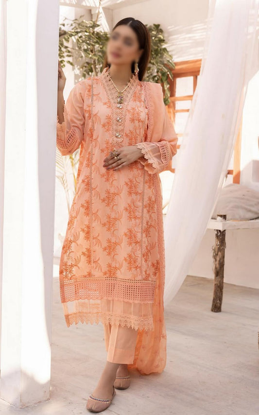 Mahee's Exclusive Elegant Embroidered Swiss Unstitched Collection Design 05