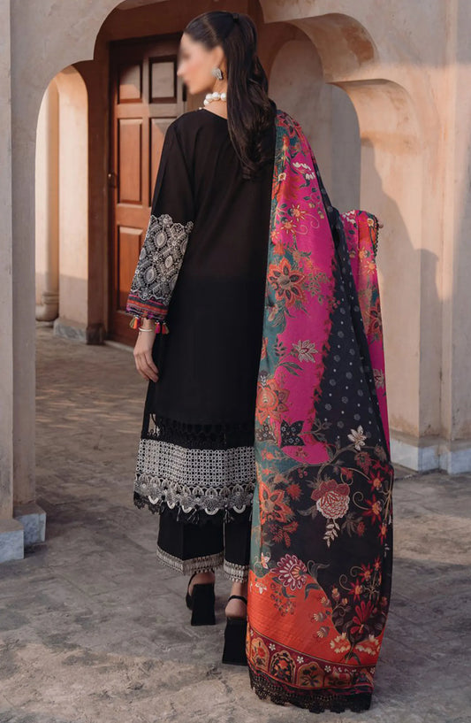 Xenia Farozaan Unstitched Lawn 2024 - D 05 ADAN