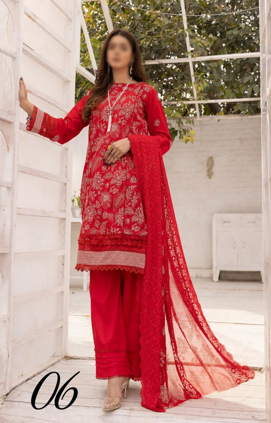 Design 06 Bunai Luxury Lawn Collection 2023