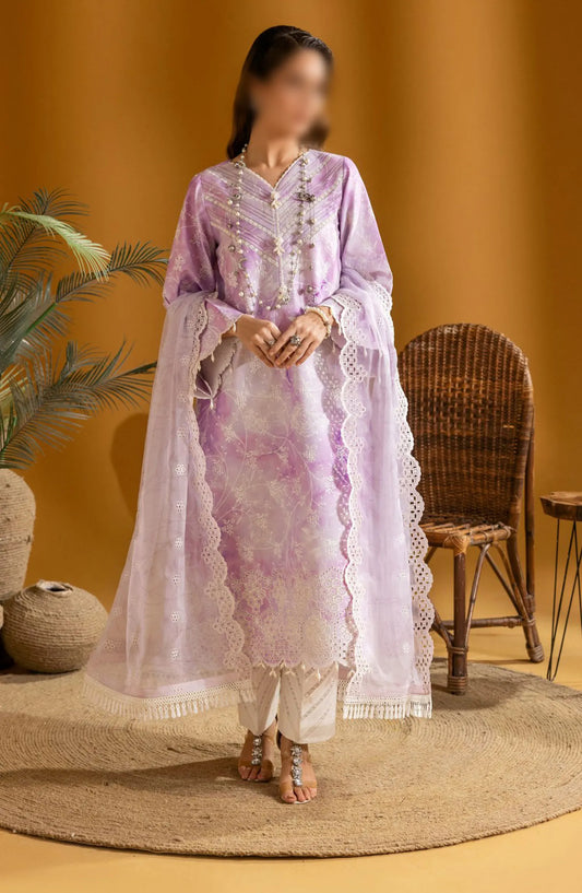 Alizeh Maahi Embroidered Print Lawn Collection 2024 - D 06 AYLA