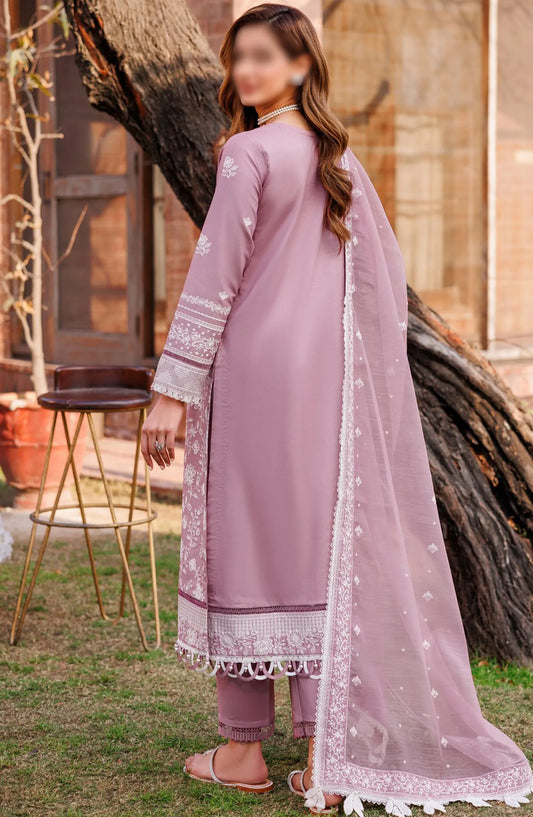 Farasha Dastoor Embroidered Lawn Collection 2024 - D 06 Dainty Lilac