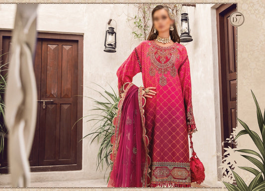 MARIA.B Sateen Unstitched Collection 2022 Catalogue Design 07
