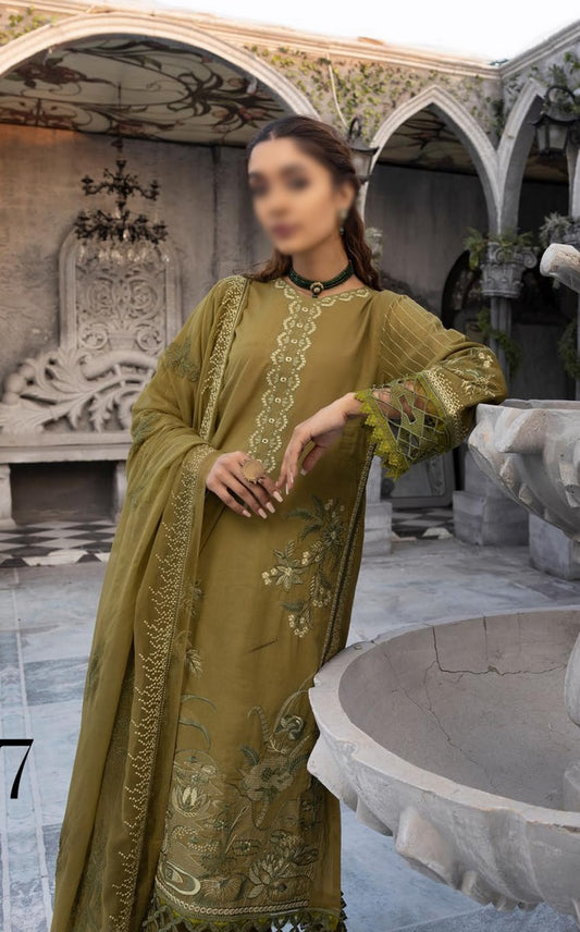 Design 07 Jaan-e-Tamanna Premium Embroidered Swiss Collection 2023