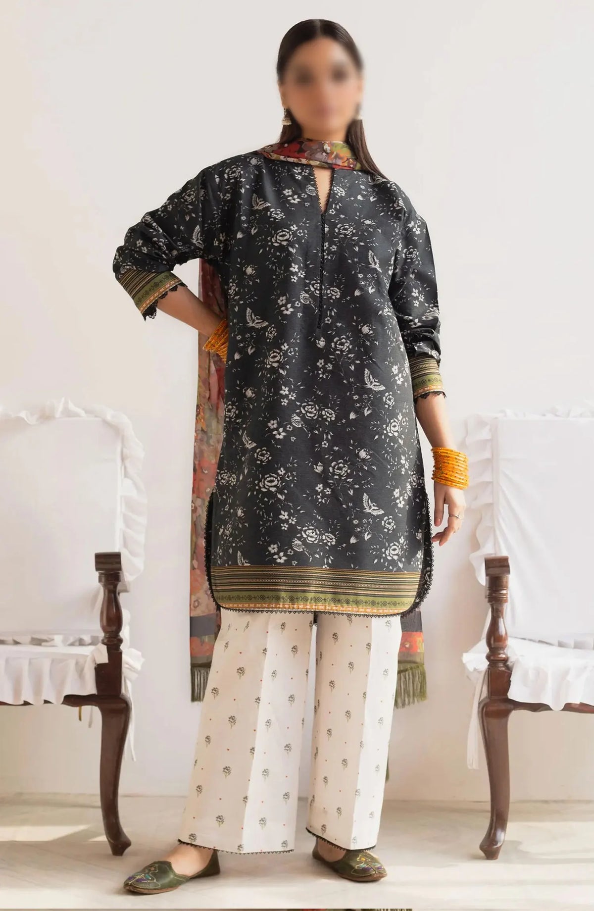 Coco Prints By Zara Shahjahan Collection 2024 - D 07 AFSANA