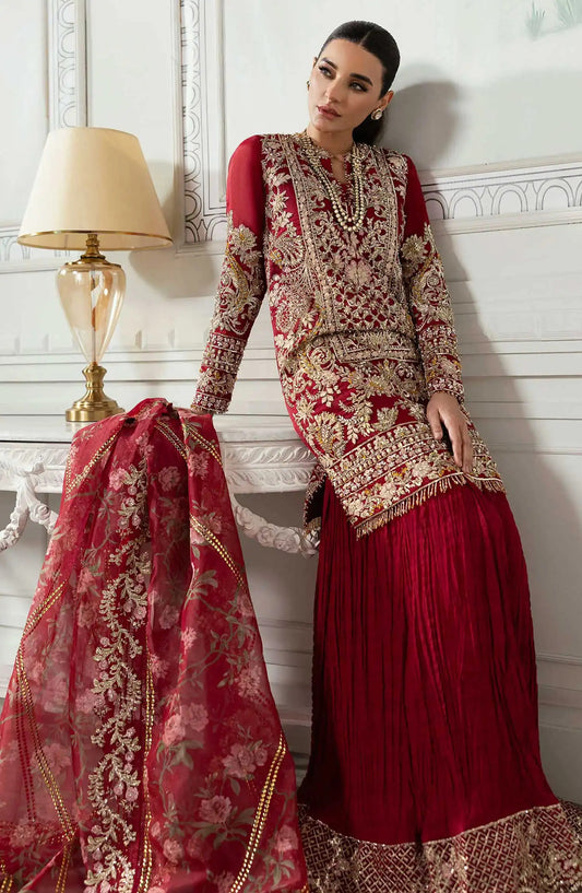 Crimson X Saira Shakira Unstitched Wedding Collection - D 07 Artisan Story