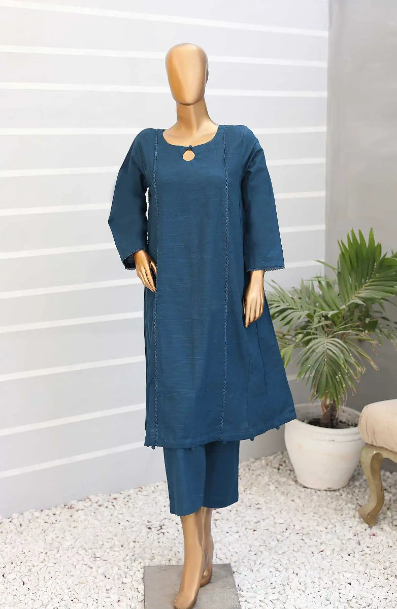 Daily Essential Luxury Khaddar 2PCs Collection-D 07 ZINC