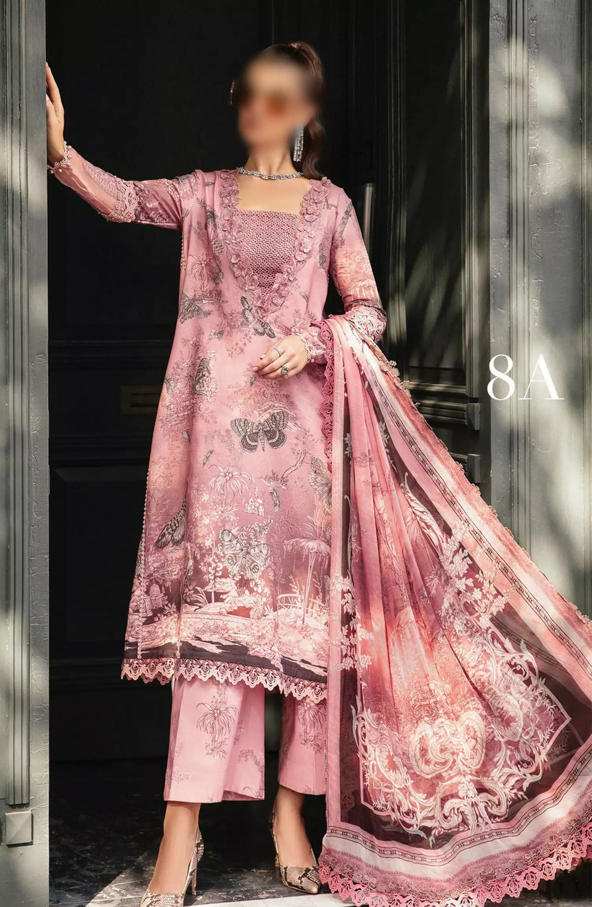Maria B Unstitched M.Prints Fall Edit 2024 - D 08 A
