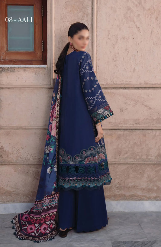 Xenia Farozaan Unstitched Lawn 2024 - D 08 AALI