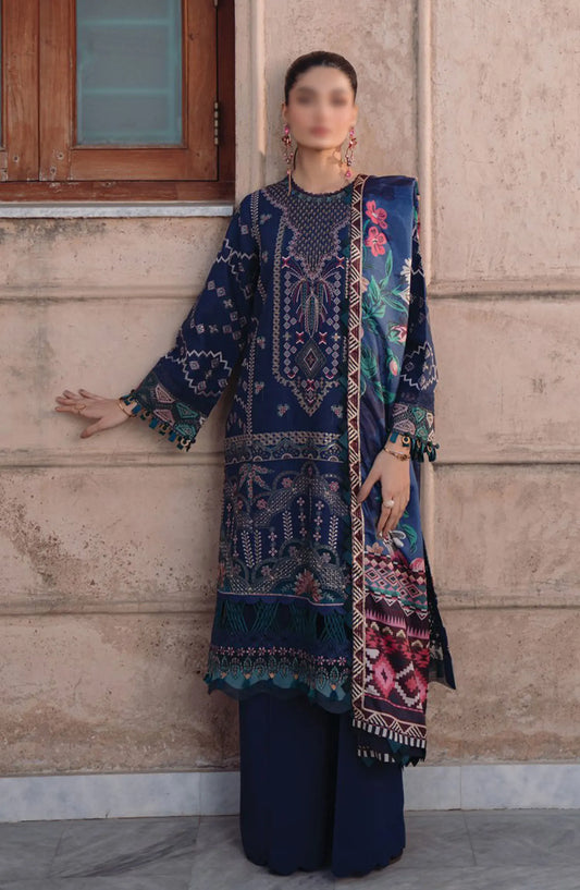 Xenia Farozaan Unstitched Lawn 2024 - D 08 AALI