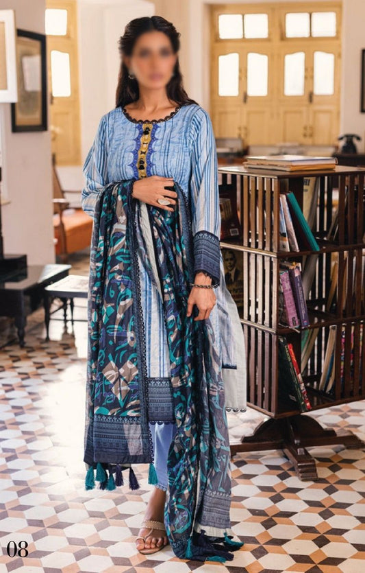 Design 08 Al Zohaib Ankahi Printed Collection Inspired By Saadat Hasan Manto