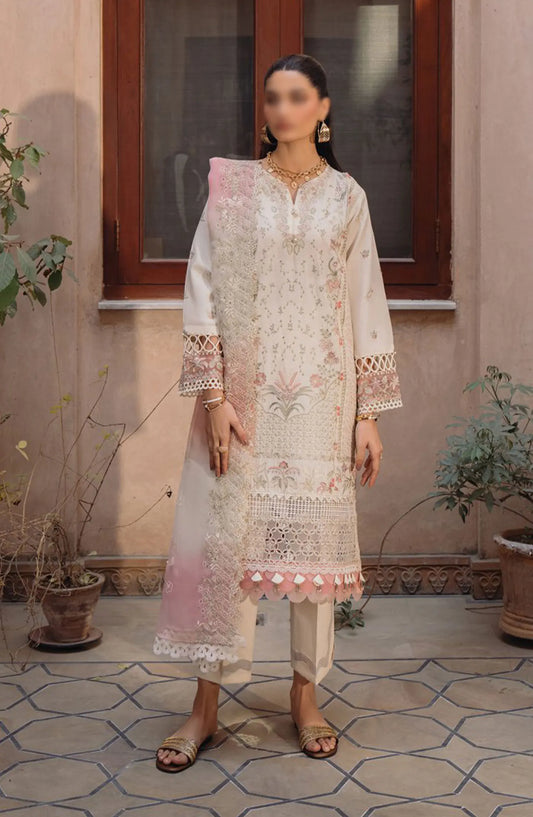 Xenia Farozaan Unstitched Lawn 2024 - D 09 VARTA