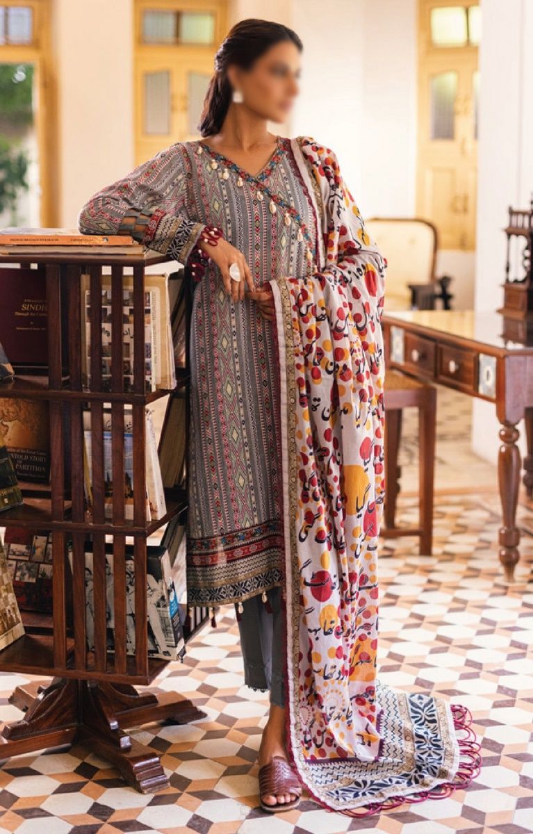 Design 09 Al Zohaib Ankahi Printed Collection Inspired By Saadat Hasan Manto