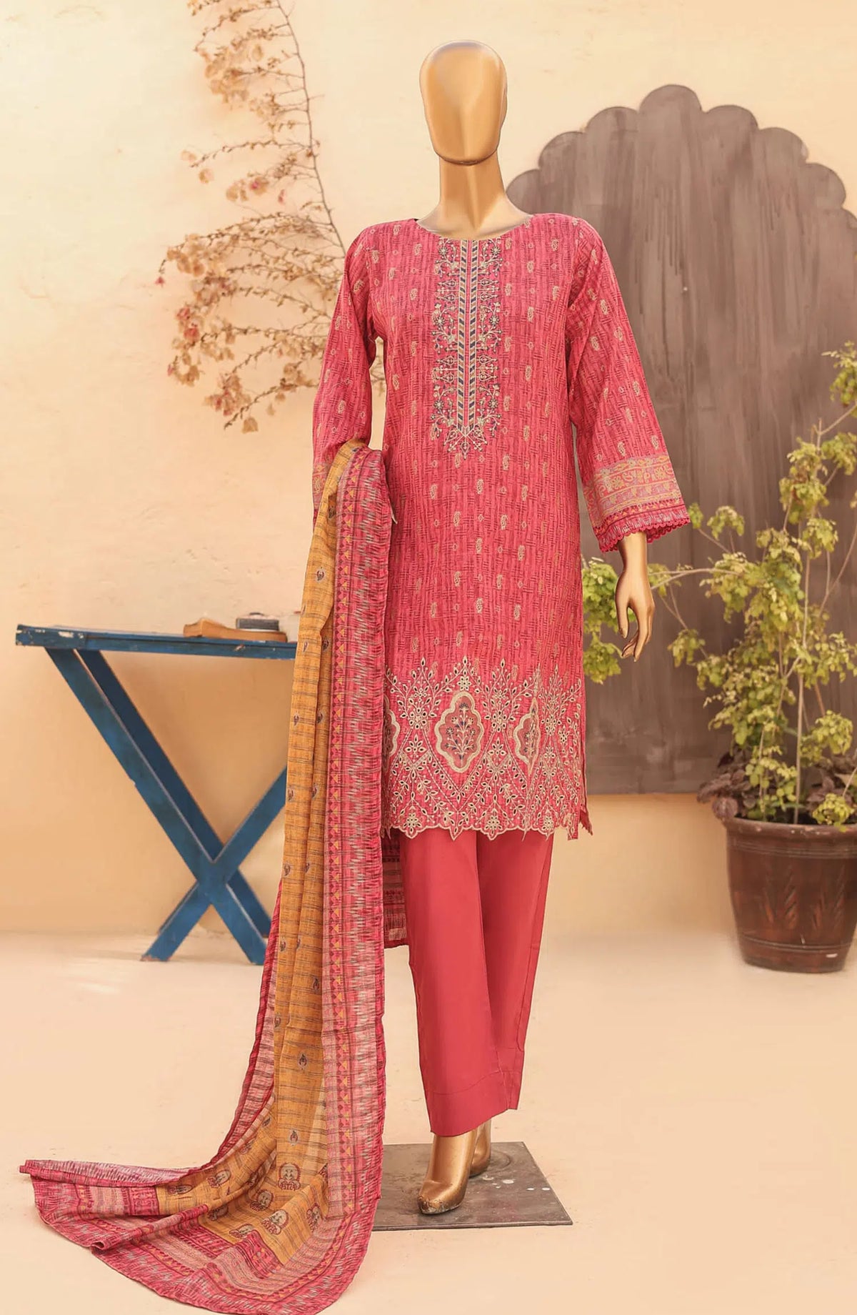 Riwayat Premium Embroidered Lawn Vol 11 - D  1002