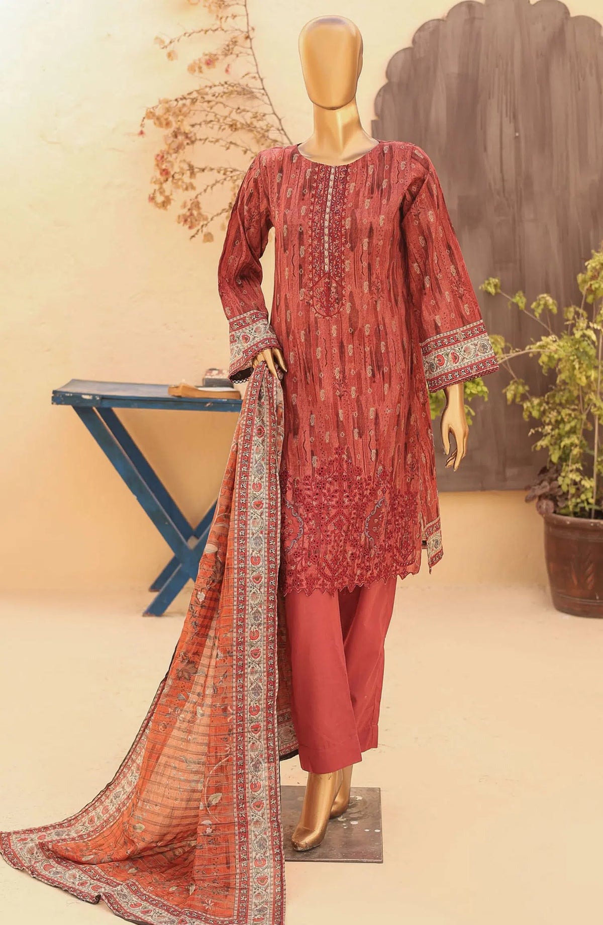 Riwayat Premium Embroidered Lawn Vol 11 - D  1003