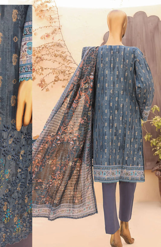 Riwayat Premium Embroidered Lawn Vol 11 - D  1004