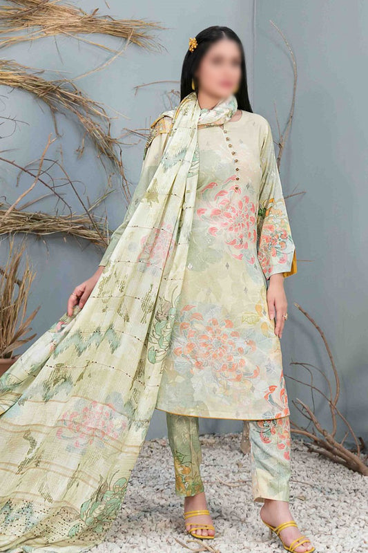 Mifa Digital Printed Leather Peach Collection 2023 - D 1008