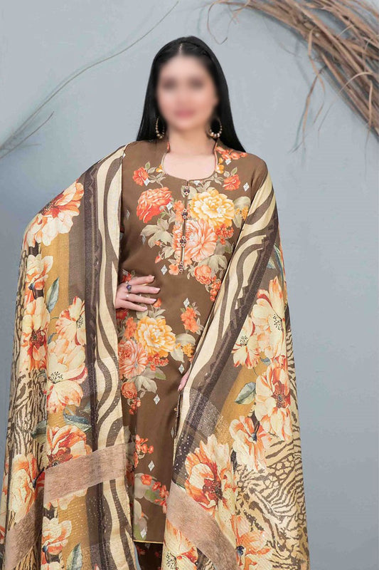 Mifa Digital Printed Leather Peach Collection 2023 - D 1009