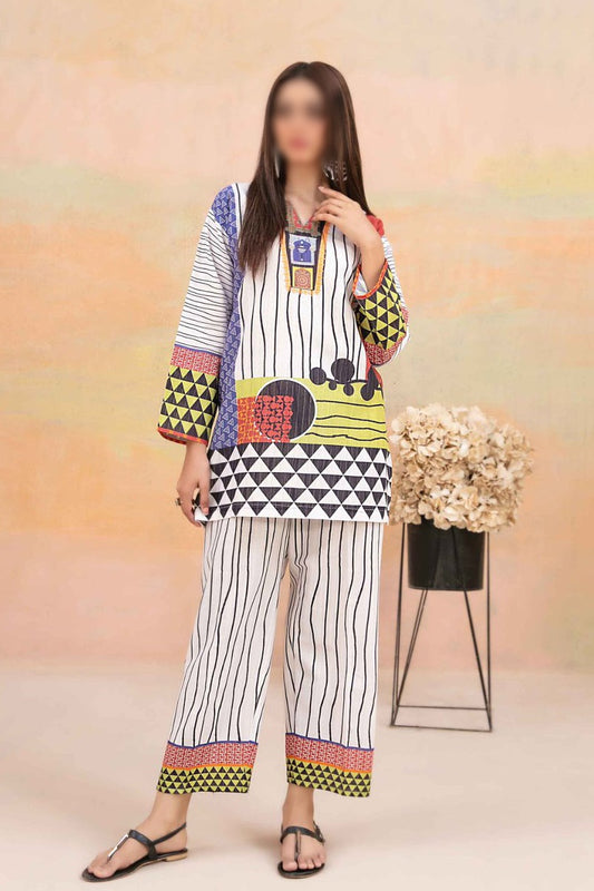 FAY Stitched Digital Printed Khaddar Kurti Trouser Collection 2023 VOL 02 - D  1083
