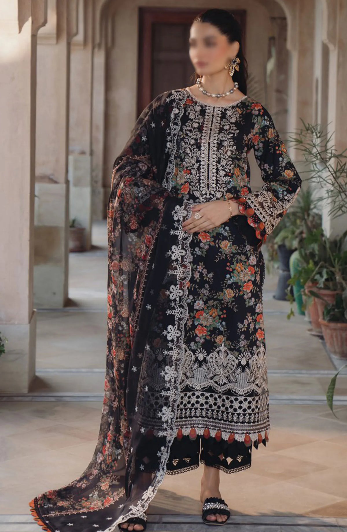 Xenia Farozaan Unstitched Lawn 2024 - D 10 TABANI