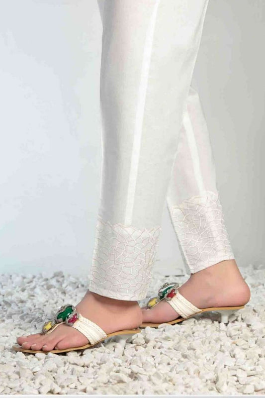 TROUSERS Stitched Cotton Trousers Collection 2022 By Tawakkal Fabrics D 1176 B